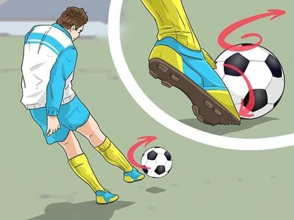Kỹ thuật đá bóng bằng mu bàn chân: Ưu điểm và các bước thực hiện