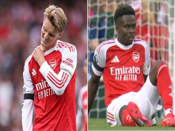 BĐ Arsenal: Chấn thương Saka và Odegaard không nghiêm trọng
