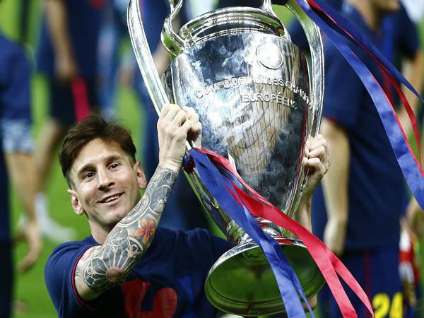 Messi vô địch C1 mấy lần, trong những mùa giải nào?
