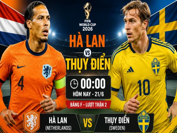 Số liệu về đội hình dự kiến Hà Lan gặp Thụy Điển hôm nay