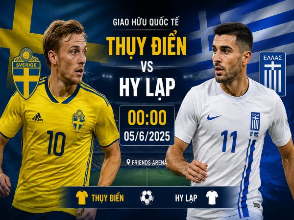 Số liệu về đội hình dự kiến Thụy Điển gặp Hy Lạp hôm nay